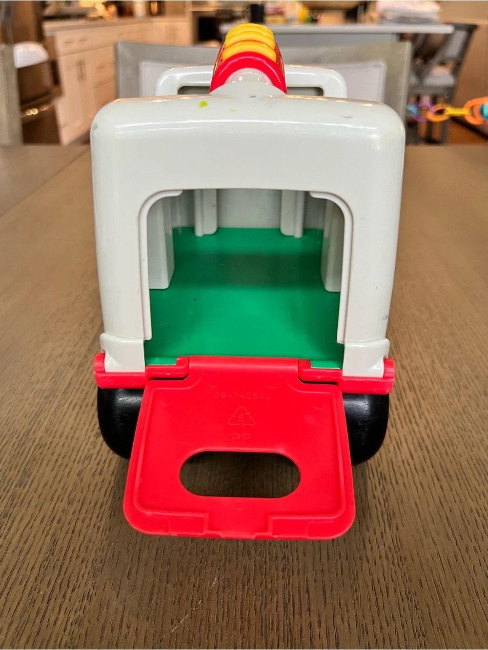 Vintage Little Tikes Blue & White Handle Haulers Moving Co. Toy Truck